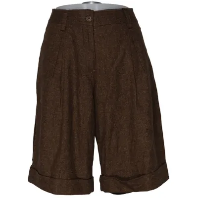 Korte broek (Bruin) van Dolce & Gabbana Elastaan, Polyamide, Zijde, Viscose, Wol