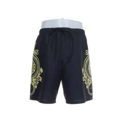 Swim shorts (Black, Multicolored) from Versace Beachwear Elastane, Polyamide, Polyester