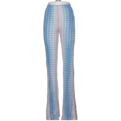 Palazzohose (Blau, Pink, Mehrfarbig) von Missoni Metallfaser, Viskose