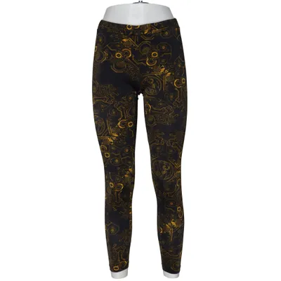 Leggings (Black, Yellow) from Versace Jeans Elastane, Viscose