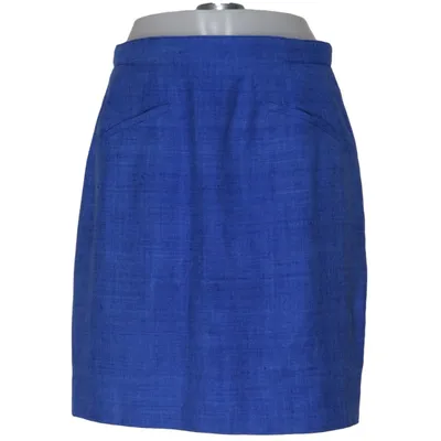 Skirt (Blue) from Kenzo Acetate, Silk, Viscose
