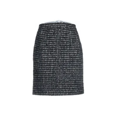 Rok (Zwart, Wit) van Dolce & Gabbana Alpacawol, Elastaan, Mohair, Polyamide, Polyester, Wol