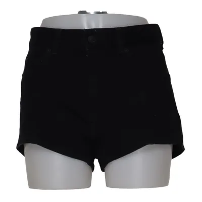 Denim shorts (Zwart) van Mugler Katoen, Elastaan, Polyamide