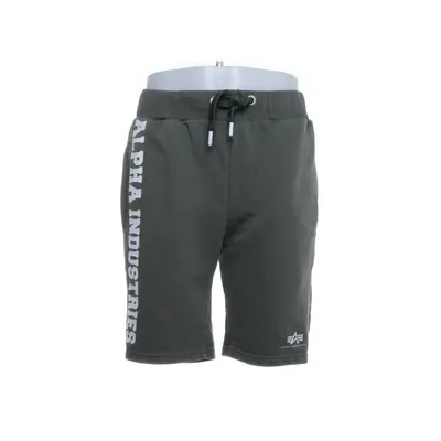 Sweatshort (Groen) van Alpha Industries Katoen, Polyester