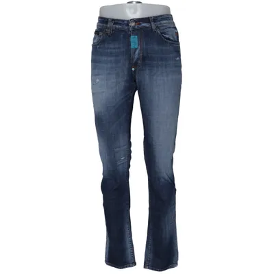 Spijkerbroek (Super Straight Cut) van Philipp Plein Katoen, Elastaan, Polyester