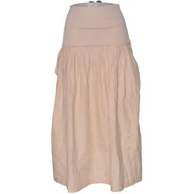 Maxi skirt (Beige, Pink) from Miu Miu Cotton, Elastane, Viscose