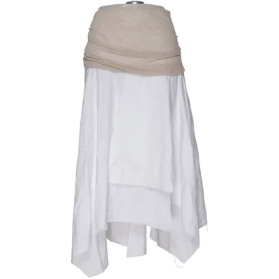 Skirt (White, Beige) from Loewe Cotton, Linen