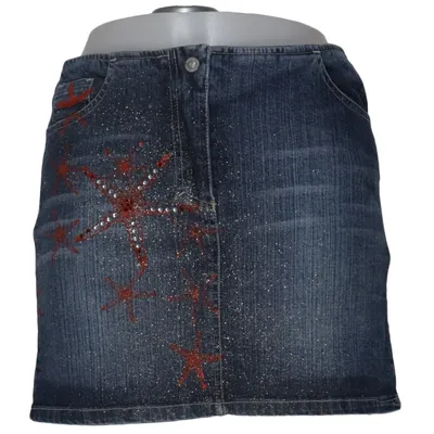 Denim skirt (Blue) from Versace Jeans Couture Cotton, Polyester