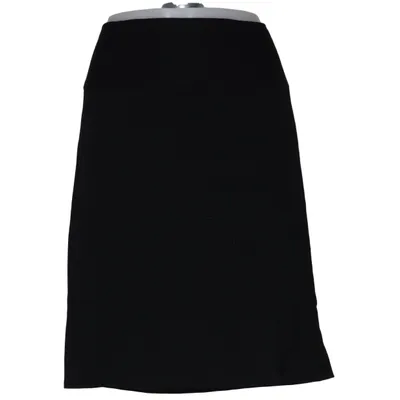 Rok (Zwart) van Dolce & Gabbana Cupro, Elastaan, Wol