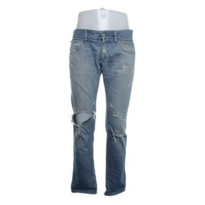 Jeans (Blå) fra Dolce & Gabbana Bomuld, Læder
