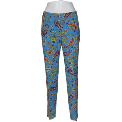 Pants (Blue, Multicolored) from Ralph Lauren Purple Label Silk