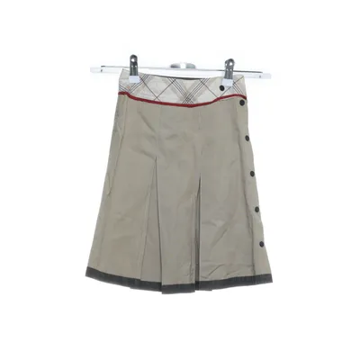 Nederdel (Beige) fra Burberry Bomuld, Polyurethan