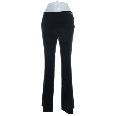 Suit pants (Black) from Prada Leather, Wool