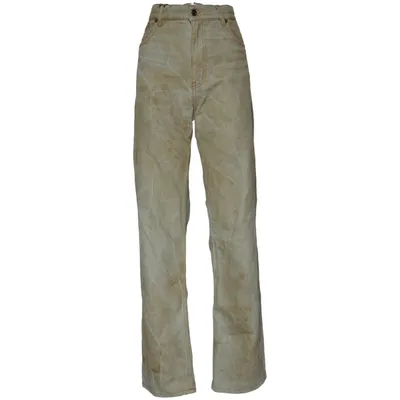 Jeans (Green, Brown) from MSGM Cotton