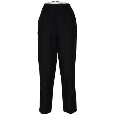 Pantalon de costume (Noir) de Jil Sander Coton, Mohair, Laine