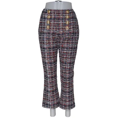 Byxor (Blå, Röd, Vit, Flerfärgad) från Balmain Akryl, Bomull, Polyamid, Polyester, Viskos