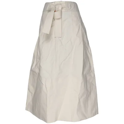 Rok (Beige) van Jil Sander Katoen, Polyester, Viscose