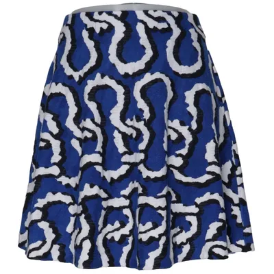Rock (Blau, Weiß, Schwarz) von Kenzo Polyamid, Polyester, Viskose
