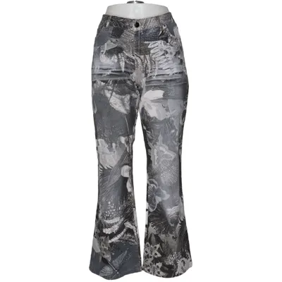 Spijkerbroek (Grijs, Zwart, Wit) van Roberto Cavalli Katoen, Polyester