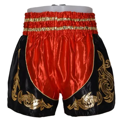 Kampsportsbyxor (Röd, Svart, Guldfärgad) från Thaiboxning