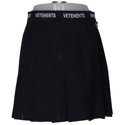 Skirt (Black) from Vetements Elastane, Polyamide, Silk, Viscose, Wool