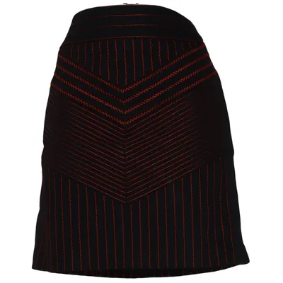 Rok (Zwart, Rood) van Alexander Wang Acetaat, Elastaan, Polyamide, Polyester, Viscose