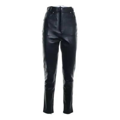 Pantalon en cuir (Noir) de Gianni Versace Cuir, Viscose