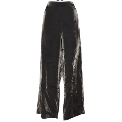 Palazzo pants (Gray, Silver) from H&M Viscose, Polyester