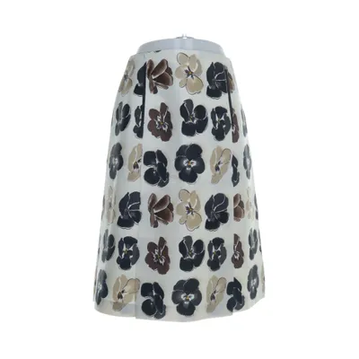 Rok (Beige, Meerkleurig) van Prada Katoen, Zijde, Wol, Viscose