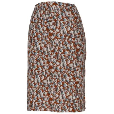 Skirt (Brown, Blue, White, Multicolored) from Marni Silk