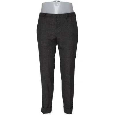 Kostuumbroek (Grijs, Bruin) van Prada Katoen, Viscose, Wol