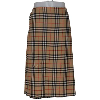 Kilt (Beige, Noir, Rouge) de Burberry Laine