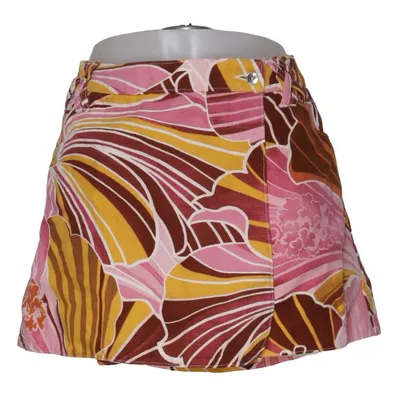 Jupe (Rose, Marron, Jaune) de Dolce & Gabbana Coton, Lin, Polyester, Viscose