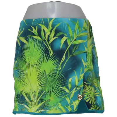 Kjol (Grön, Blå, Flerfärgad) från Versace Acetat, Silke, Viskos