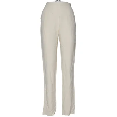 Kostuumbroek (Beige) van Chloé Acetaat, Zijde, Viscose