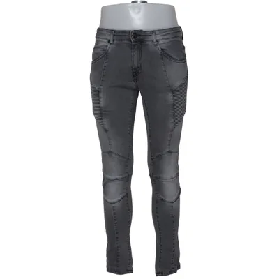 Spijkerbroek (Grijs) van Pierre Balmain Katoen, Elastaan