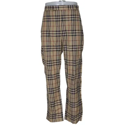 Byxor (Beige, Flerfärgad) från Burberry Bomull