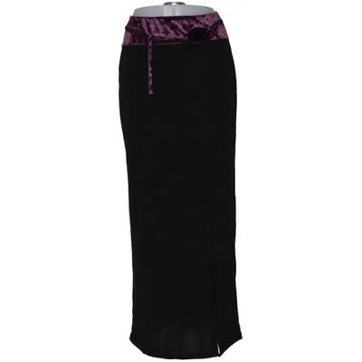 Långkjol (Svart, Lila) från Carling Elastan, Polyester