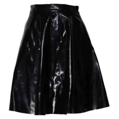 Skirt (Black) from MSGM Milano Polyester, Polyurethane