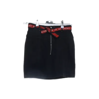 Jeanskjol (Svart) från Givenchy Bomull, Elastan, Skinn