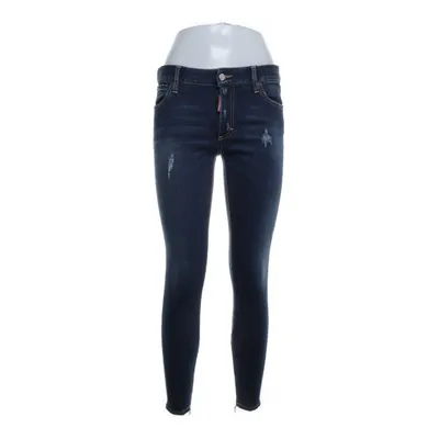Jeans (Blå) fra Dsquared2 Bomuld, Elastan, Læder, Polyester
