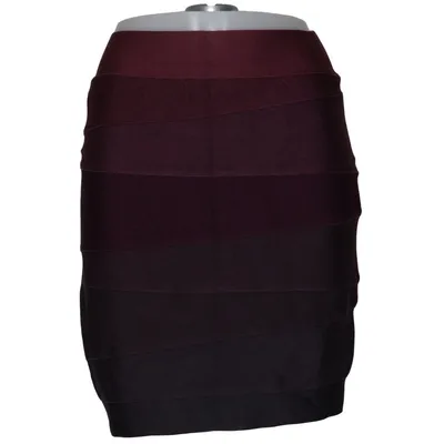 Skirt (Purple, Pink) from Herve Leger Elastane, Polyamide, Viscose