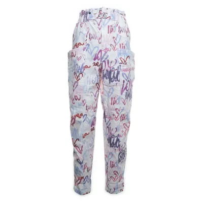 Byxor (Vit, Lila, Flerfärgad) från Isabel Marant Étoile Bomull, Elastan, Linne