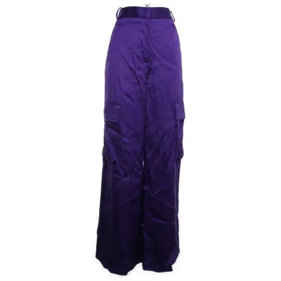 Cargo pants (Purple) from Versace Acetate, Silk, Viscose