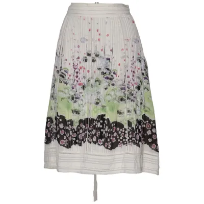 Jupe (Blanc, Multicolore) de Kenzo Coton, Soie