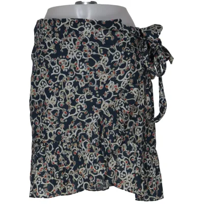 Jupe portefeuille (Bleu, Multicolore) de Isabel Marant Étoile Lin