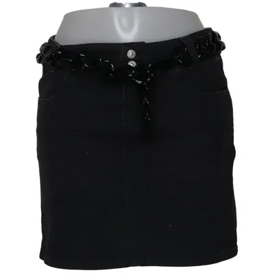 Denim skirt (Black) from VJC Versace Cotton, Elastane, Polyester