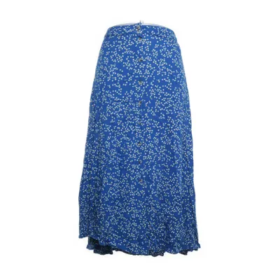Långkjol (Blå, Flerfärgad) från Leon & Harper Viskos