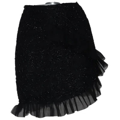 Rok (Zwart) van Camila Coelho Katoen, Elastaan, Polyamide, Polyester, Viscose