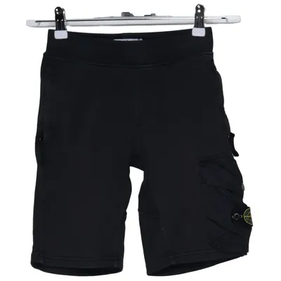 Short de jogging (Bleu) de Stone Island Junior Coton, Polyamide, Polyuréthane